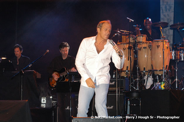 Michael Bolton - Air Jamaica Jazz & Blues Festival 2007 - The Art of Music -  Thursday, January 25th - 10th Anniversary - Air Jamaica Jazz & Blues Festival 2007 - The Art of Music - Tuesday, January 23 - Saturday, January 27, 2007, The Aqueduct on Rose Hall, Montego Bay, Jamaica - Negril Travel Guide, Negril Jamaica WI - http://www.negriltravelguide.com - info@negriltravelguide.com...!