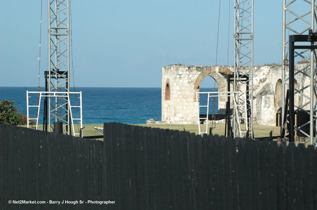 TurnKey Production's Office & Aqueduct Venue Under Construction - Tuesday, January 16th - 10th Anniversary - Air Jamaica Jazz & Blues Festival 2007 - The Art of Music - Tuesday, January 23 - Saturday, January 27, 2007, The Aqueduct on Rose Hall, Montego Bay, Jamaica - Negril Travel Guide, Negril Jamaica WI - http://www.negriltravelguide.com - info@negriltravelguide.com...!