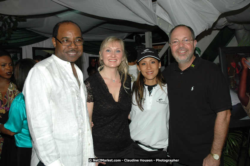 The Hon. Orette Bruce Goldwin, M.P., Prime Minister of Jamaica, Minister of Tourism, Hon. Edmund Bartlett, and Director of Tourism, Basil Smith at the Air Jamaica Jazz and Blues Festival 2008 The Art of Music - Ridday, January 25, 2008 - Air Jamaica Jazz & Blues 2008 The Art of Music venue at the Aqaueduct on Rose Hall Resort & Counrty Club, Montego Bay, St. James, Jamaica W.I. - Thursday, January 24 - Saturday, January 26, 2008 - Photographs by Net2Market.com - Claudine Housen & Barry J. Hough Sr, Photographers - Negril Travel Guide, Negril Jamaica WI - http://www.negriltravelguide.com - info@negriltravelguide.com...!