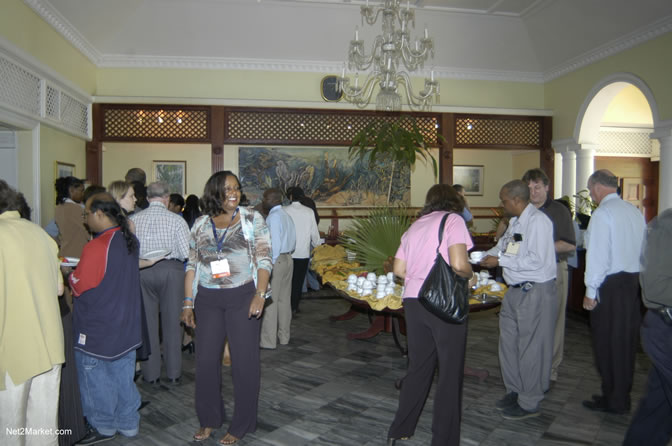 CHA / Caribbean MarketPlace Press Lunch & Briefing at Seagrapes Restaurant, Half Moon - Caribbean MarketPlace 2005 by the Caribbean Hotel Association - Negril Travel Guide, Negril Jamaica WI - http://www.negriltravelguide.com - info@negriltravelguide.com...!