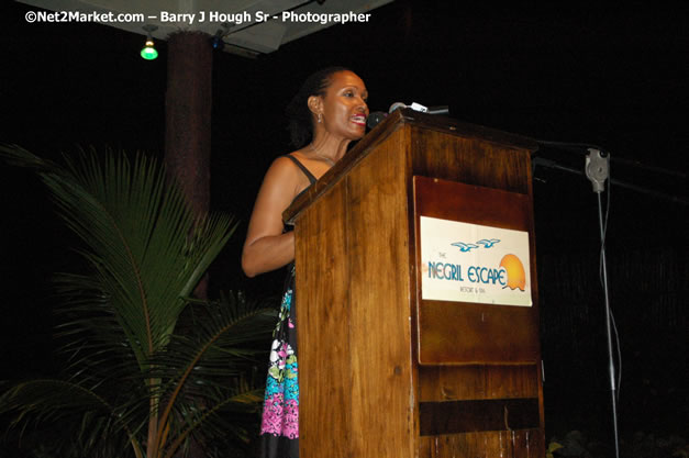 In Honour of Ambassador Courtney Walsh, Negril Chamber of Commerce - Cocktail Reception, Saturday, July 14, 2007 at the Negril Escape Resort & Spa, West End, Negril, Westmoreland, Jamaica W.I.  - Negril Travel Guide, Negril Jamaica WI - http://www.negriltravelguide.com - info@negriltravelguide.com...!