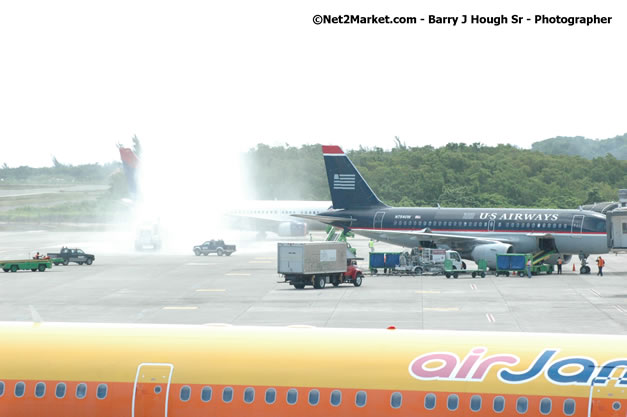 Delta Air Lines Inaugural Flight From New York's JFK Airport to Sangster International Airport, Montego Bay, Jamaica - June 9, 2007 - Sangster International Airport - Montego Bay, St James, Jamaica W.I. - MBJ Limited - Transforming Sangster International Airport into a world class facility - Photographs by Net2Market.com - Negril Travel Guide, Negril Jamaica WI - http://www.negriltravelguide.com - info@negriltravelguide.com...!