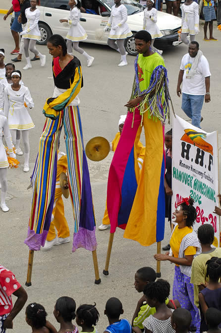 Grand Gala Parade @ Lucea - Portmore Pace Setters Marching Band - Hanover Homecoming Celebrations Photographs - Negril Travel Guide, Negril Jamaica WI - http://www.negriltravelguide.com - info@negriltravelguide.com...!