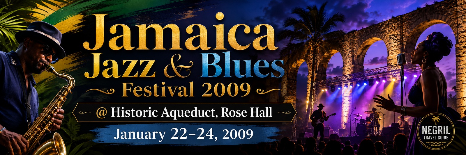 Jamaica Jazz & Blues Festival 2009 at the Historic Aqueduct, Rose Hall — January 22–24, 2009