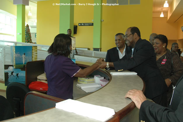 Minister of Tourism, Hon. Edmund Bartlett - Director of Tourism, Basil Smith, and Mayor of Montego Bay, Councillor Charles Sinclair Launch of Winter Tourism Season at Sangster International Airport, Saturday, December 15, 2007 - Sangster International Airport - MBJ Airports Limited, Montego Bay, Jamaica W.I. - Photographs by Net2Market.com - Barry J. Hough Sr, Photographer - Negril Travel Guide, Negril Jamaica WI - http://www.negriltravelguide.com - info@negriltravelguide.com...!