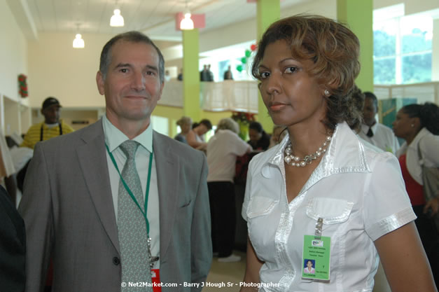 Minister of Tourism, Hon. Edmund Bartlett - Director of Tourism, Basil Smith, and Mayor of Montego Bay, Councillor Charles Sinclair Launch of Winter Tourism Season at Sangster International Airport, Saturday, December 15, 2007 - Sangster International Airport - MBJ Airports Limited, Montego Bay, Jamaica W.I. - Photographs by Net2Market.com - Barry J. Hough Sr, Photographer - Negril Travel Guide, Negril Jamaica WI - http://www.negriltravelguide.com - info@negriltravelguide.com...!