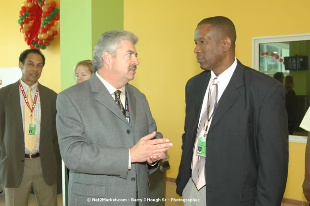 Minister of Tourism, Hon. Edmund Bartlett - Director of Tourism, Basil Smith, and Mayor of Montego Bay, Councillor Charles Sinclair Launch of Winter Tourism Season at Sangster International Airport, Saturday, December 15, 2007 - Sangster International Airport - MBJ Airports Limited, Montego Bay, Jamaica W.I. - Photographs by Net2Market.com - Barry J. Hough Sr, Photographer - Negril Travel Guide, Negril Jamaica WI - http://www.negriltravelguide.com - info@negriltravelguide.com...!