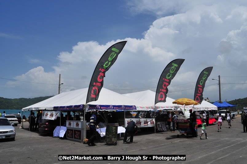 Lucea Cross the Harbour @ Lucea Car Park - All Day Event - Cross the Harbour Swim, Boat Rides, and Entertainment for the Family - Concert Featuring: Bushman, George Nooksl, Little Hero, Bushi One String, Dog Rice and many local Artists - Friday, August 1, 2008 - Lucea, Hanover Jamaica - Photographs by Net2Market.com - Barry J. Hough Sr. Photojournalist/Photograper - Photographs taken with a Nikon D300 - Negril Travel Guide, Negril Jamaica WI - http://www.negriltravelguide.com - info@negriltravelguide.com...!