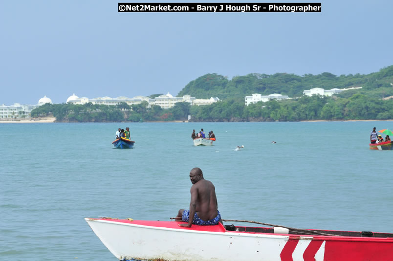 Lucea Cross the Harbour @ Lucea Car Park - All Day Event - Cross the Harbour Swim, Boat Rides, and Entertainment for the Family - Concert Featuring: Bushman, George Nooksl, Little Hero, Bushi One String, Dog Rice and many local Artists - Friday, August 1, 2008 - Lucea, Hanover Jamaica - Photographs by Net2Market.com - Barry J. Hough Sr. Photojournalist/Photograper - Photographs taken with a Nikon D300 - Negril Travel Guide, Negril Jamaica WI - http://www.negriltravelguide.com - info@negriltravelguide.com...!