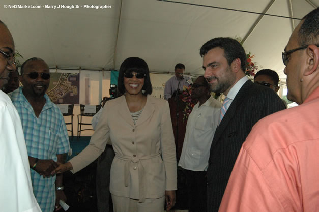 Palladium Hotels & Resorts - Groundbreaking of the 1600-Room Grand Palladium Lady Hamilton Resort & Spa and the Grand Palludium Jamaica Resort & Spa - Special Address: The Most Honorable Portia Simpson-Miller, O.N., M.P., Prime Minister of Jamaica - The Point, Lucea, Hanover, Saturday, November 11, 2006 @ 2:00 pm - Negril Travel Guide, Negril Jamaica WI - http://www.negriltravelguide.com - info@negriltravelguide.com...!