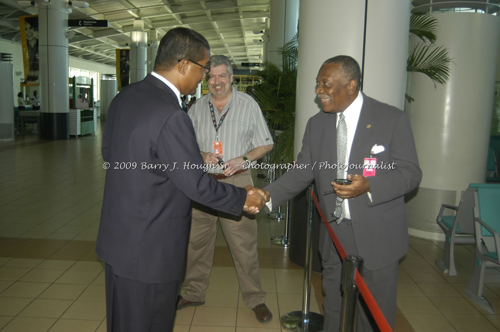  British Airways Inaugurates New Scheduled Service from London Gatwick Airport to Sangster International Airport, Montego Bay, Jamaica, Thursday, October 29, 2009 - Photographs by Barry J. Hough Sr. Photojournalist/Photograper - Photographs taken with a Nikon D70, D100, or D300 - Negril Travel Guide, Negril Jamaica WI - http://www.negriltravelguide.com - info@negriltravelguide.com...!