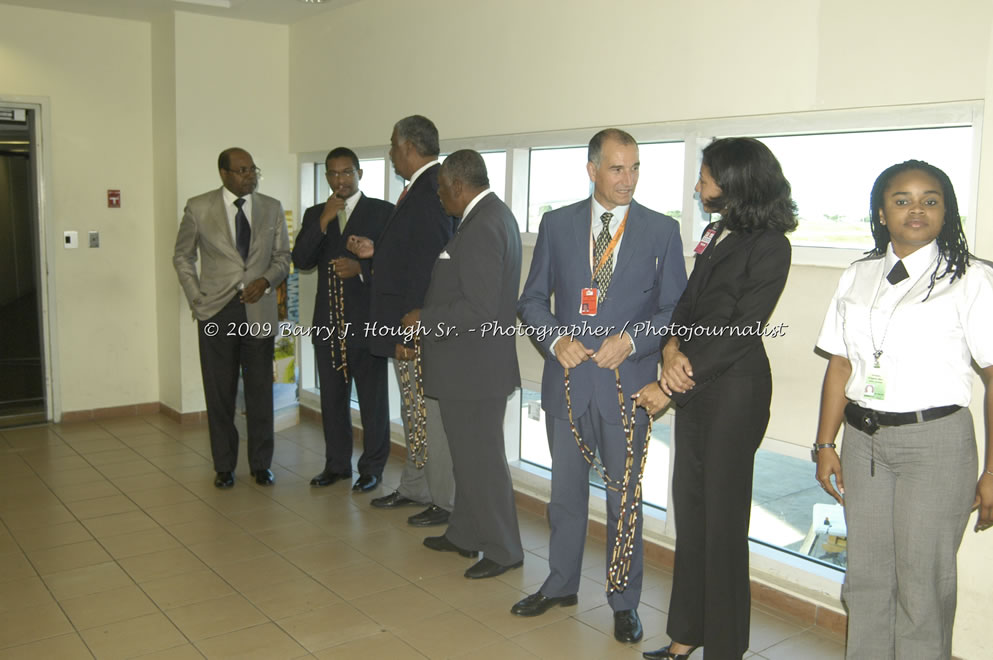  British Airways Inaugurates New Scheduled Service from London Gatwick Airport to Sangster International Airport, Montego Bay, Jamaica, Thursday, October 29, 2009 - Photographs by Barry J. Hough Sr. Photojournalist/Photograper - Photographs taken with a Nikon D70, D100, or D300 - Negril Travel Guide, Negril Jamaica WI - http://www.negriltravelguide.com - info@negriltravelguide.com...!