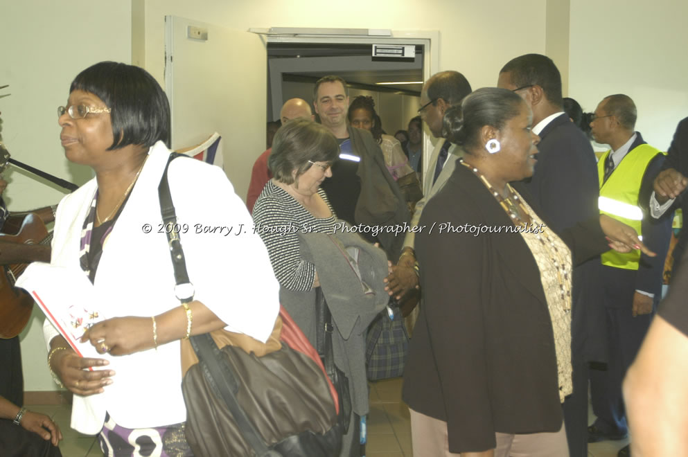  British Airways Inaugurates New Scheduled Service from London Gatwick Airport to Sangster International Airport, Montego Bay, Jamaica, Thursday, October 29, 2009 - Photographs by Barry J. Hough Sr. Photojournalist/Photograper - Photographs taken with a Nikon D70, D100, or D300 - Negril Travel Guide, Negril Jamaica WI - http://www.negriltravelguide.com - info@negriltravelguide.com...!