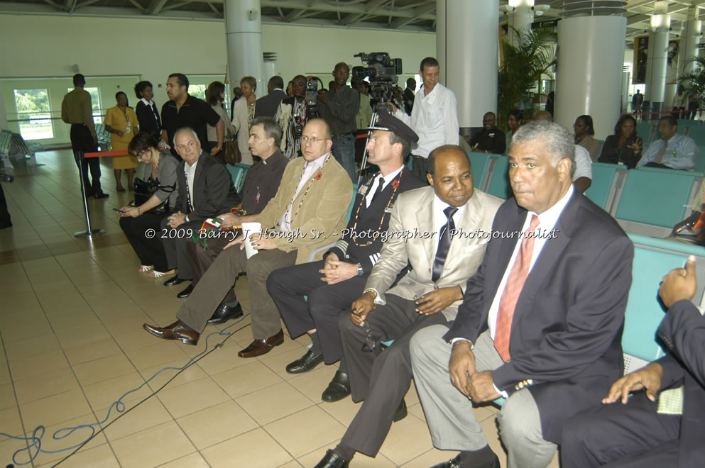  British Airways Inaugurates New Scheduled Service from London Gatwick Airport to Sangster International Airport, Montego Bay, Jamaica, Thursday, October 29, 2009 - Photographs by Barry J. Hough Sr. Photojournalist/Photograper - Photographs taken with a Nikon D70, D100, or D300 - Negril Travel Guide, Negril Jamaica WI - http://www.negriltravelguide.com - info@negriltravelguide.com...!