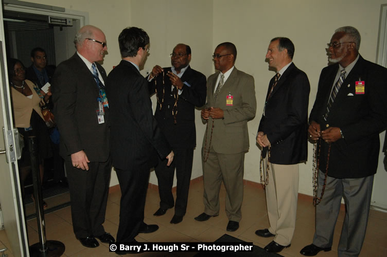 JetBue Airways' Inaugural Air Service between Sangster International Airport, Montego Bay and John F. Kennedy Airport, New York at MBJ Airports Sangster International Airport, Montego Bay, St. James, Jamaica - Thursday, May 21, 2009 - Photographs by Net2Market.com - Barry J. Hough Sr, Photographer/Photojournalist - Negril Travel Guide, Negril Jamaica WI - http://www.negriltravelguide.com - info@negriltravelguide.com...!