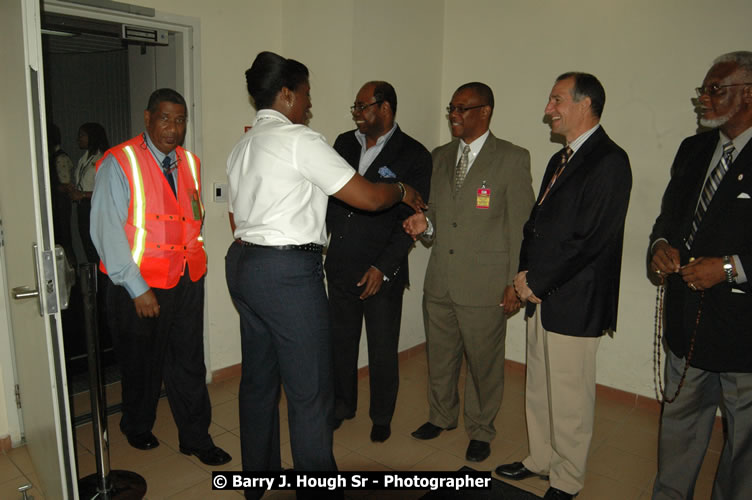 JetBue Airways' Inaugural Air Service between Sangster International Airport, Montego Bay and John F. Kennedy Airport, New York at MBJ Airports Sangster International Airport, Montego Bay, St. James, Jamaica - Thursday, May 21, 2009 - Photographs by Net2Market.com - Barry J. Hough Sr, Photographer/Photojournalist - Negril Travel Guide, Negril Jamaica WI - http://www.negriltravelguide.com - info@negriltravelguide.com...!