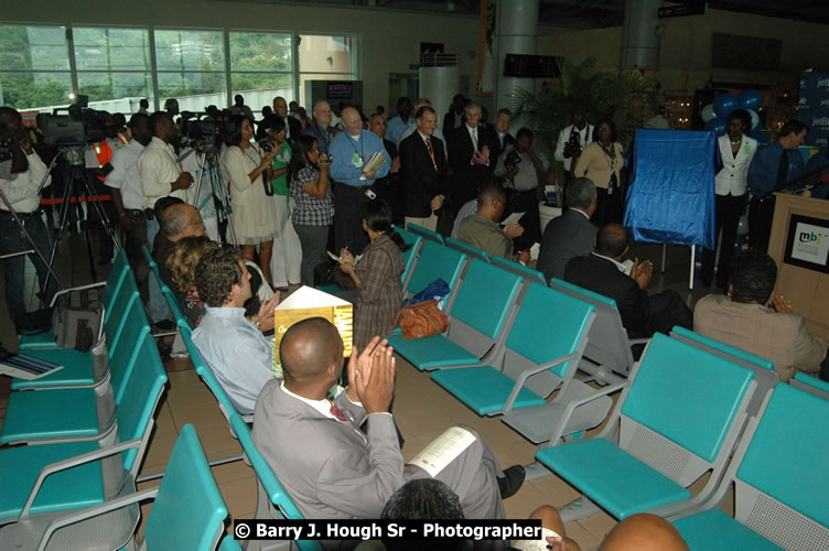 JetBue Airways' Inaugural Air Service between Sangster International Airport, Montego Bay and John F. Kennedy Airport, New York at MBJ Airports Sangster International Airport, Montego Bay, St. James, Jamaica - Thursday, May 21, 2009 - Photographs by Net2Market.com - Barry J. Hough Sr, Photographer/Photojournalist - Negril Travel Guide, Negril Jamaica WI - http://www.negriltravelguide.com - info@negriltravelguide.com...!