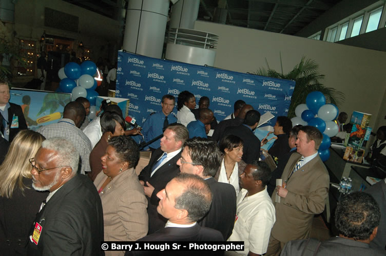 JetBue Airways' Inaugural Air Service between Sangster International Airport, Montego Bay and John F. Kennedy Airport, New York at MBJ Airports Sangster International Airport, Montego Bay, St. James, Jamaica - Thursday, May 21, 2009 - Photographs by Net2Market.com - Barry J. Hough Sr, Photographer/Photojournalist - Negril Travel Guide, Negril Jamaica WI - http://www.negriltravelguide.com - info@negriltravelguide.com...!