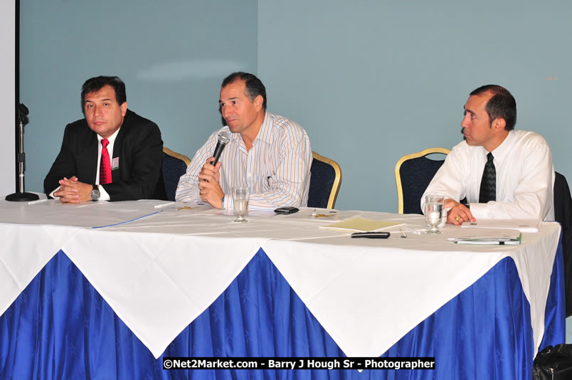 MBJ Airports Limited Welcomes Participants for 2008 ACI [Airports Council International] Airport Operations Seminar @ The Iberostar Hotel - Wednesday - Saturday, October 23 - 25, 2008 - MBJ Airports Limited, Montego Bay, St James, Jamaica - Photographs by Net2Market.com - Barry J. Hough Sr. Photojournalist/Photograper - Photographs taken with a Nikon D300 - Negril Travel Guide, Negril Jamaica WI - http://www.negriltravelguide.com - info@negriltravelguide.com...!