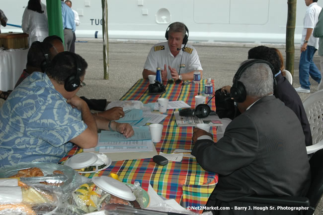 MS Freedom Of The Seas [Royal Caribbean International's - Newest Vessel] Plaques &amp; Keys Ceremony in order to commemorate its first arrival at the Port Montego Bay Photos - Negril Travel Guide, Negril Jamaica WI - http://www.negriltravelguide.com - info@negriltravelguide.com...!