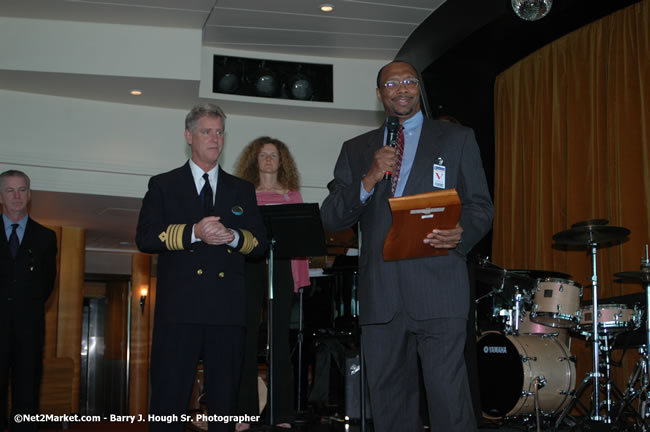 MS Freedom Of The Seas [Royal Caribbean International's - Newest Vessel] Plaques &amp; Keys Ceremony in order to commemorate its first arrival at the Port Montego Bay Photos - Negril Travel Guide, Negril Jamaica WI - http://www.negriltravelguide.com - info@negriltravelguide.com...!