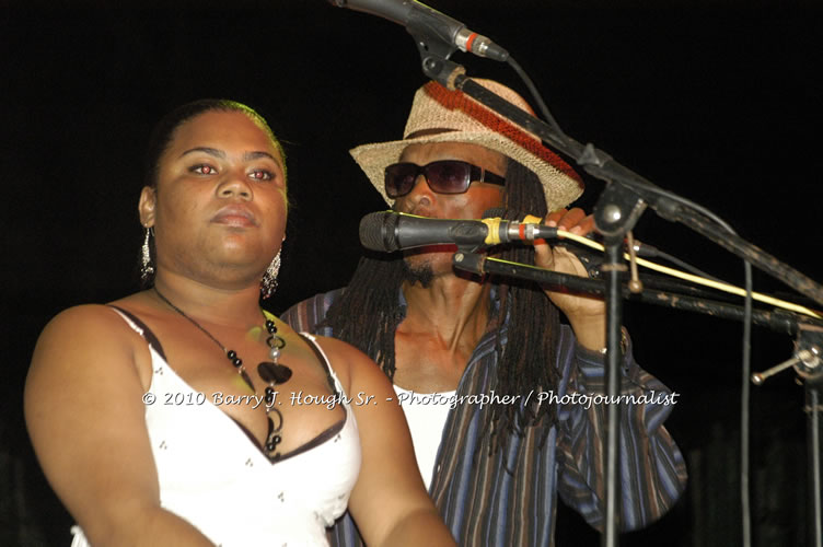 Marcia Griffiths & Edge Michael - Live In Concert - One Love Reggae Concert Series 09/10 @ Negril Escape Resort and Spa, December 29, 2009, One Love Drive, West End, Negril, Westmoreland, Jamaica W.I. - Photographs by Net2Market.com - Barry J. Hough Sr, Photographer/Photojournalist - Negril Travel Guide, Negril Jamaica WI - http://www.negriltravelguide.com - info@negriltravelguide.com...!