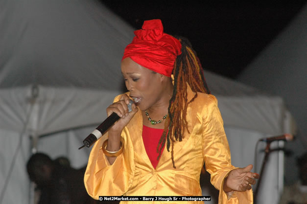 Queen Ifrica at Tru-Juice Rebel Salute 2008 - The 15th staging of Tru-Juice Rebel Salute, Saturday, January 12, 2008, Port Kaiser Sports Club, St. Elizabeth, Jamaica W.I. - Photographs by Net2Market.com - Barry J. Hough Sr, Photographer - Negril Travel Guide, Negril Jamaica WI - http://www.negriltravelguide.com - info@negriltravelguide.com...!