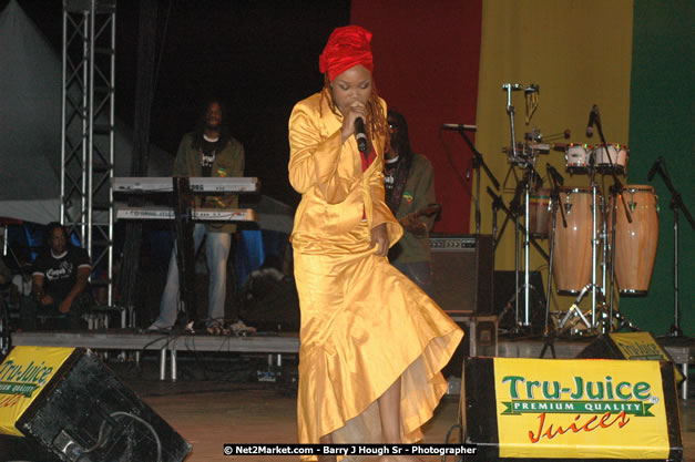 Queen Ifrica at Tru-Juice Rebel Salute 2008 - The 15th staging of Tru-Juice Rebel Salute, Saturday, January 12, 2008, Port Kaiser Sports Club, St. Elizabeth, Jamaica W.I. - Photographs by Net2Market.com - Barry J. Hough Sr, Photographer - Negril Travel Guide, Negril Jamaica WI - http://www.negriltravelguide.com - info@negriltravelguide.com...!