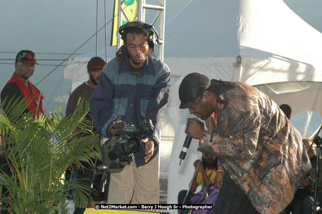 Sugar Minott at Tru-Juice Rebel Salute 2008 - The 15th staging of Tru-Juice Rebel Salute, Saturday, January 12, 2008, Port Kaiser Sports Club, St. Elizabeth, Jamaica W.I. - Photographs by Net2Market.com - Barry J. Hough Sr, Photographer - Negril Travel Guide, Negril Jamaica WI - http://www.negriltravelguide.com - info@negriltravelguide.com...!