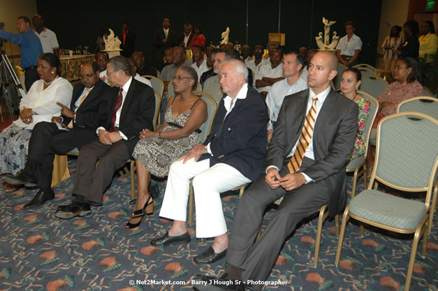 Red Cap Porters Awards - Minister of Tourism, Hon. Edmund Bartlett - Director of Tourism, Basil Smith - Friday, December 14, 2007 - Holiday Inn Sunspree, Montego Bay, Jamaica W.I. - Photographs by Net2Market.com - Barry J. Hough Sr, Photographer - Negril Travel Guide, Negril Jamaica WI - http://www.negriltravelguide.com - info@negriltravelguide.com...!