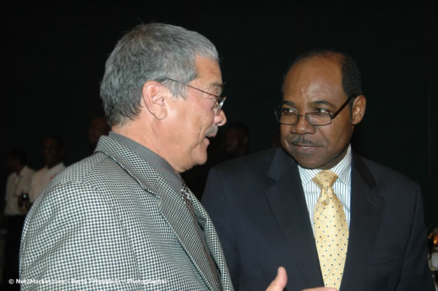 Red Cap Porters Awards - Minister of Tourism, Hon. Edmund Bartlett - Director of Tourism, Basil Smith - Friday, December 14, 2007 - Holiday Inn Sunspree, Montego Bay, Jamaica W.I. - Photographs by Net2Market.com - Barry J. Hough Sr, Photographer - Negril Travel Guide, Negril Jamaica WI - http://www.negriltravelguide.com - info@negriltravelguide.com...!