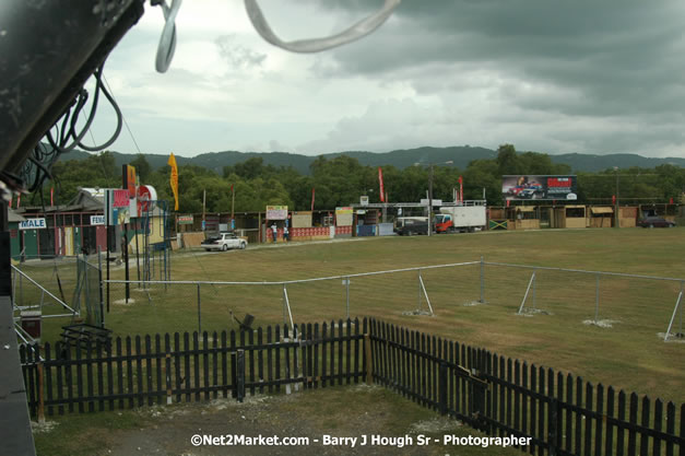 Venue Under Construction - Wednesday, July 18, 2007 - Red Stripe Reggae Sumfest at Catherine Hall, Montego Bay, St Jamaica, Jamaica W.I. - Negril Travel Guide.com, Negril Jamaica WI - http://www.negriltravelguide.com - info@negriltravelguide.com...!