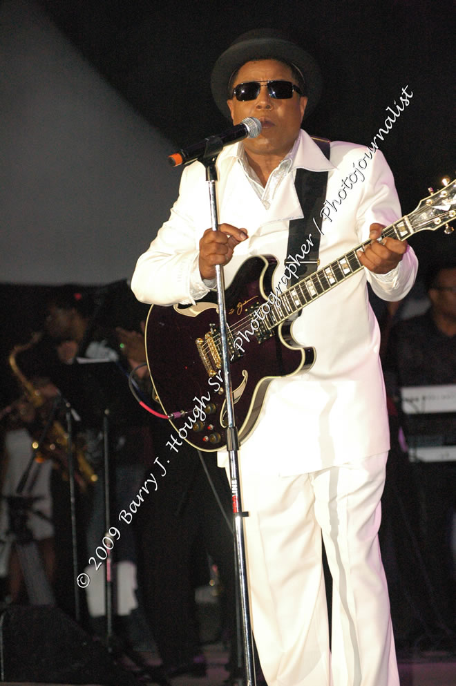 Tito Jackson @ Reggae Sumfest 2009 - International Night 2 - Tito Jackson, brother of the late King of Pop Michael Jackson performed live at Reggae Sumfest 2009. Reggae Sumfest 2009,Catherine Hall, Montego Bay, St. James, Jamaica W.I. - Saturday, July 25, 2009 - Reggae Sumfest 2009, July 19 - 25, 2009 - Photographs by Net2Market.com - Barry J. Hough Sr. Photojournalist/Photograper - Photographs taken with a Nikon D70, D100, or D300 - Negril Travel Guide, Negril Jamaica WI - http://www.negriltravelguide.com - info@negriltravelguide.com...!