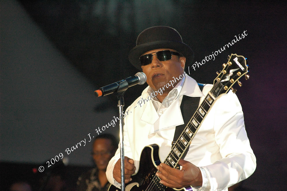 Tito Jackson @ Reggae Sumfest 2009 - International Night 2 - Tito Jackson, brother of the late King of Pop Michael Jackson performed live at Reggae Sumfest 2009. Reggae Sumfest 2009,Catherine Hall, Montego Bay, St. James, Jamaica W.I. - Saturday, July 25, 2009 - Reggae Sumfest 2009, July 19 - 25, 2009 - Photographs by Net2Market.com - Barry J. Hough Sr. Photojournalist/Photograper - Photographs taken with a Nikon D70, D100, or D300 - Negril Travel Guide, Negril Jamaica WI - http://www.negriltravelguide.com - info@negriltravelguide.com...!