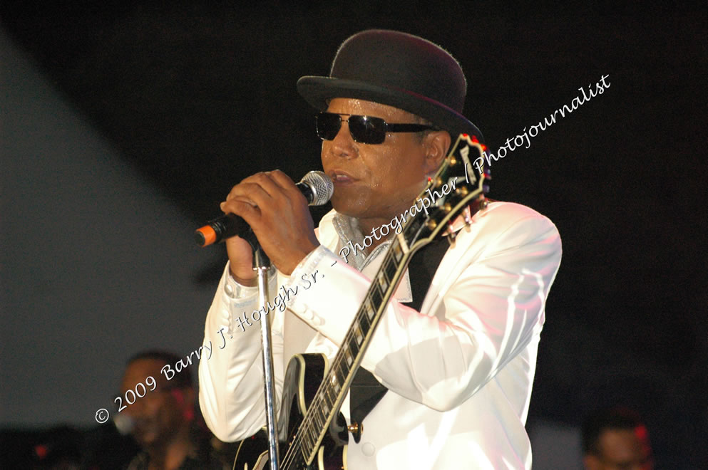 Tito Jackson @ Reggae Sumfest 2009 - International Night 2 - Tito Jackson, brother of the late King of Pop Michael Jackson performed live at Reggae Sumfest 2009. Reggae Sumfest 2009,Catherine Hall, Montego Bay, St. James, Jamaica W.I. - Saturday, July 25, 2009 - Reggae Sumfest 2009, July 19 - 25, 2009 - Photographs by Net2Market.com - Barry J. Hough Sr. Photojournalist/Photograper - Photographs taken with a Nikon D70, D100, or D300 - Negril Travel Guide, Negril Jamaica WI - http://www.negriltravelguide.com - info@negriltravelguide.com...!