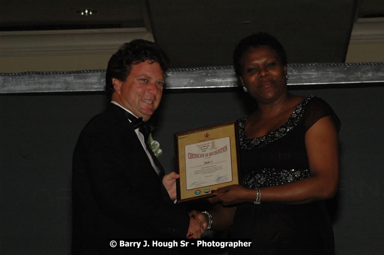 The Ministry of Tourism - Tourism Service Excellence Awards Ceremony held at the Ritz Carlton Rose Rall Golf and Spa Resort, Montego Bay on Friday, April 24, 2009 - Photographs by Net2Market.com - Barry J. Hough Sr. Photojournalist/Photograper - Photographs taken with a Nikon D300 - Negril Travel Guide, Negril Jamaica WI - http://www.negriltravelguide.com - info@negriltravelguide.com...!