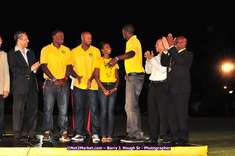 Jamaica's Athletes Celebration - Western Olympics Sports Gala & Trelawny Homecoming - Wednesday, October 8, 2008 - Photographs by Net2Market.com - Barry J. Hough Sr. Photojournalist/Photograper - Photographs taken with a Nikon D300 - Negril Travel Guide, Negril Jamaica WI - http://www.negriltravelguide.com - info@negriltravelguide.com...!