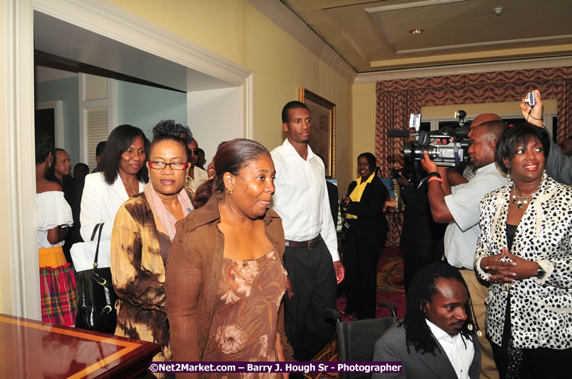 Jamaica's Olympic Athletes Reception at the Ritz Carlton - The City of Montego Bay Welcomes Our 2008 Olympians - Western Motorcade - Civic Ceremony - A Salute To Our Beijing Heros - Ritz Carlton Golf & Spa Resort, Montego Bay, Jamaica - Tuesday, October 7, 2008 - Photographs by Net2Market.com - Barry J. Hough Sr. Photojournalist/Photograper - Photographs taken with a Nikon D300 - Negril Travel Guide, Negril Jamaica WI - http://www.negriltravelguide.com - info@negriltravelguide.com...!