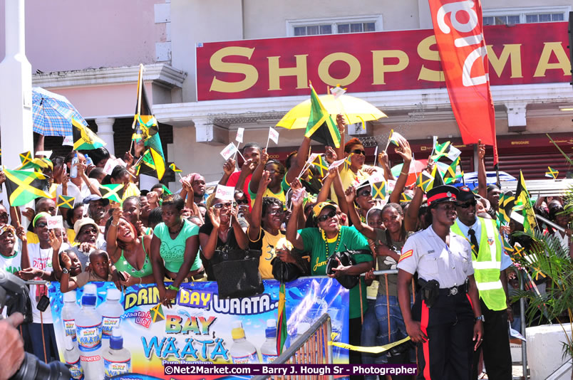 The City of Montego Bay Welcomes Our 2008 Olympians - Western Motorcade - Civic Ceremony - A Salute To Our Beijing Heros - Sam Sharpe Square, Montego Bay, Jamaica - Tuesday, October 7, 2008 - Photographs by Net2Market.com - Barry J. Hough Sr. Photojournalist/Photograper - Photographs taken with a Nikon D300 - Negril Travel Guide, Negril Jamaica WI - http://www.negriltravelguide.com - info@negriltravelguide.com...!